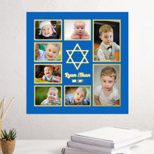 Impressions Dorure Jewish Star of David Ajouter Vos Propres Photos 7