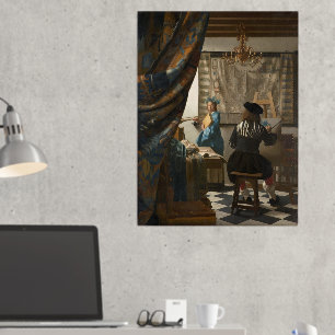 Impressions Dorure Johannes Vermeer, L'Art De La Peinture