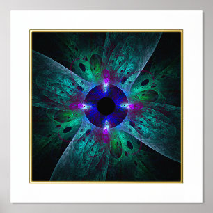 Impressions Dorure L'art Abstrait des yeux