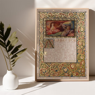 Impressions Dorure Le verso en or éclairé Rubaiyat d'Omar Khayyam