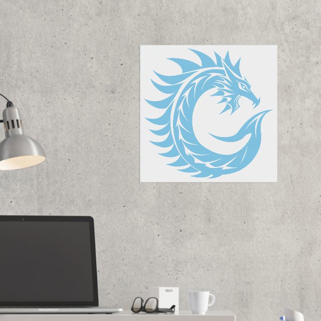 Impressions Dorure LETTRE STYLE Dragon C, Alphabet Dragon, Monogramme (In situ (Bureau 2))