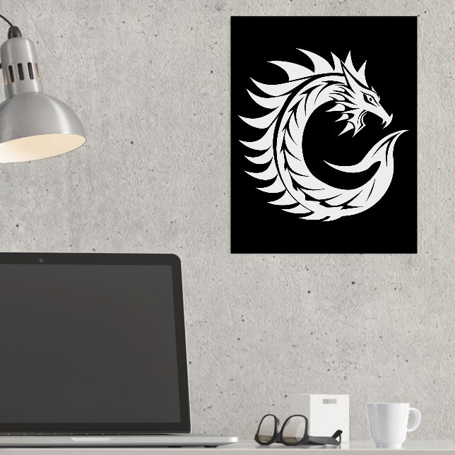 Impressions Dorure LETTRE STYLE Dragon C, Alphabet Dragon, Monogramme (In Situ (Bureau))
