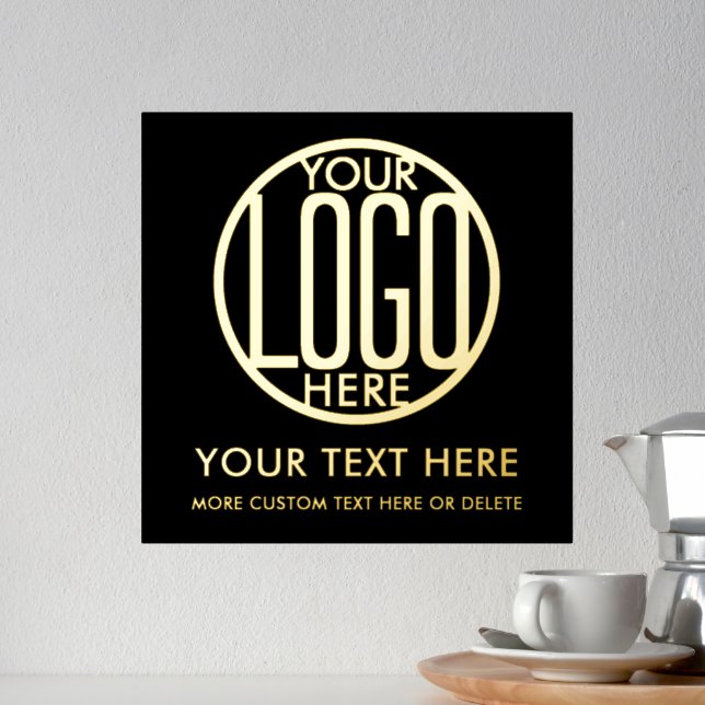 Impressions Dorure Logo de l'entreprise Moderne Minimal Business Prom (In situ (Comptoir 2))