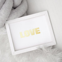 LOVE | EDITABLE TEXT GOLD WALL