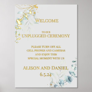 Impressions Dorure Mariage Bienvenue Pale Sage Green Foliing