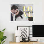 Impressions Dorure Mariage photo Love Couple Date<br><div class="desc">Love Couple Photo Mariage Anniversaire Date Foil Prints</div>
