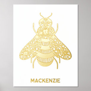 Impressions Dorure Miel Bee Personnalisé