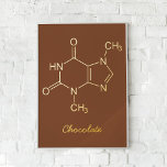 Impressions Dorure Molécule de chocolat<br><div class="desc">Élevez votre décor avec nos Imprimantes à huile de chocolat Molecule ! 🍫 ✨ Ces étonnantes gravures célèbrent la douce chimie du chocolat. Parfait pour les amateurs de science et de chocolat. Ajoutez une touche d'élégance scientifique à votre espace. Achetez maintenant et offrez vos murs en style!</div>