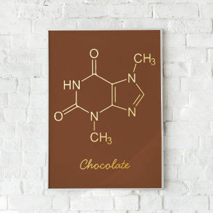 Impressions Dorure Molécule de chocolat