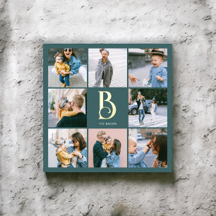 Impressions Dorure Monogramme Chic Multi Photo Turquoise