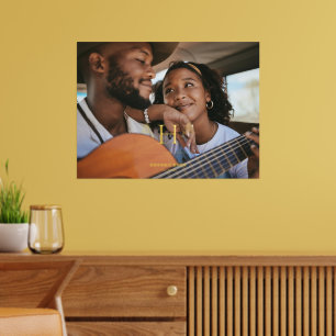 Impressions Dorure Monogramme de Famille Classique Photo & Nom