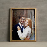 Impressions Dorure Monogramme encadré moderne<br><div class="desc">Design monogramme simple et chic.</div>