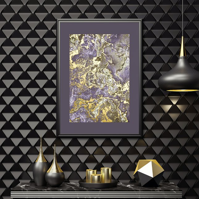 Impressions Dorure Motif d'art Retro Classy Gold Wavy (Créateur téléchargé)