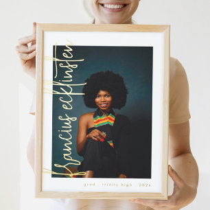 Impressions Dorure Noms d'or Diplôme photo