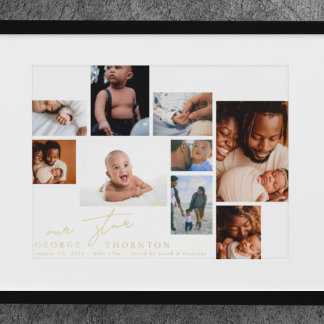 Impressions Dorure Notre étoile | Nouveau BaBy Naissance modifiable M