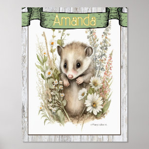 Impressions Dorure Nourriture pour bébé animal mignon