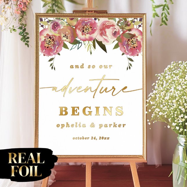 Impressions Dorure Ophelia Elégant Véritable Aventure Foil Commence M (Say "I DO" to Romantic Watercolor Florals and a Cottagecore Vibe with the Ophelia Wedding Suite.)