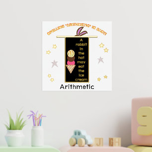 Impressions Dorure Orthographe Arithmétique Magie Casquette oreilles