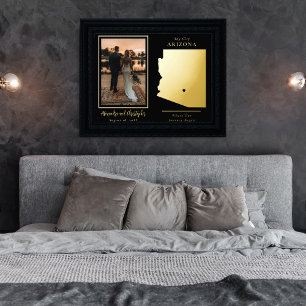 Impressions Dorure Où notre voyage a commencé Arizona photo Mariage