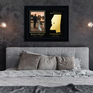 Impressions Dorure Où notre voyage a commencé Mississippi photo Maria