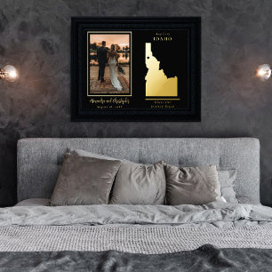 Impressions Dorure Où Notre Voyage A Commencé Photo Mariage De L'Idah