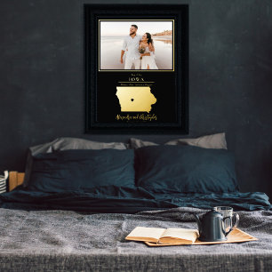 Impressions Dorure Où Notre Voyage A Commencé Photo Mariage De L'Iowa