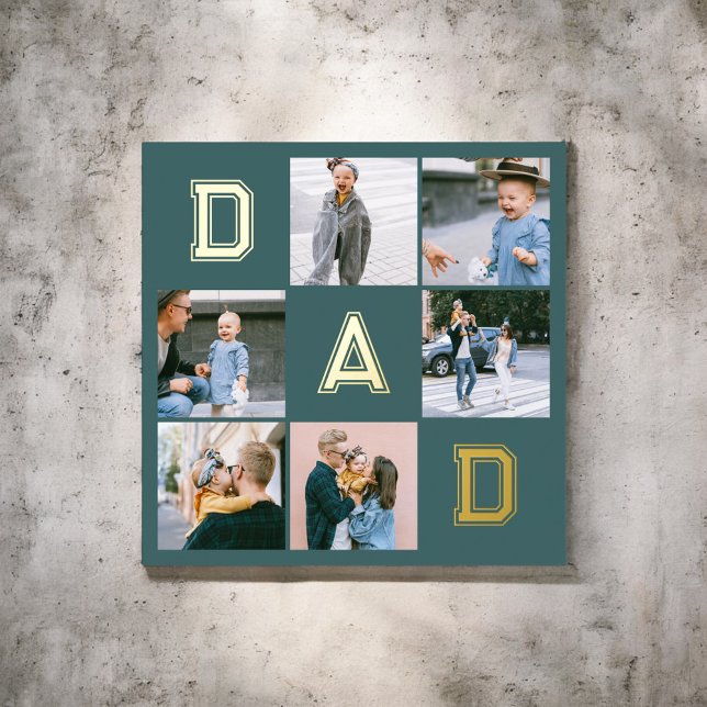 Impressions Dorure Papa Bold Multi Photo Turquoise (Créateur téléchargé)