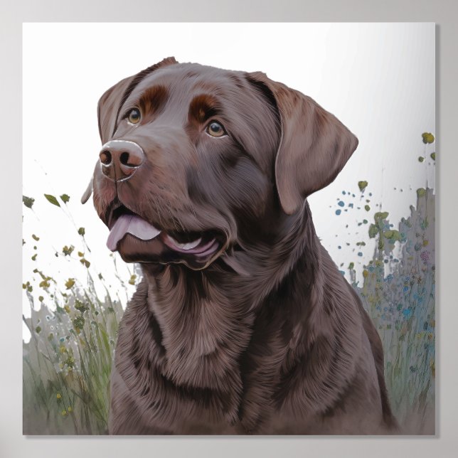 Impressions Dorure Portrait Brown Labrador (Recto)