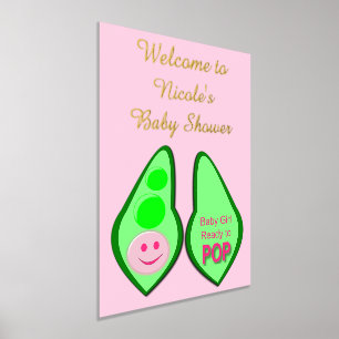 Impressions Dorure Prête à éclore Bébé Fille Rose Pois Personnalisé B