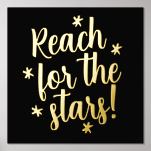 Impressions Dorure Reach for the Stars Motivational Quote