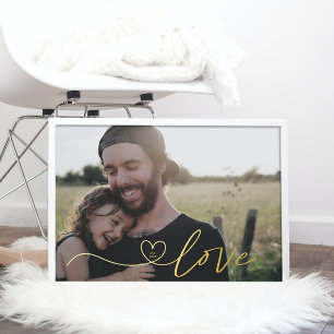 Impressions Dorure Real Gold   LOVE HEART   Calligraphy Photo