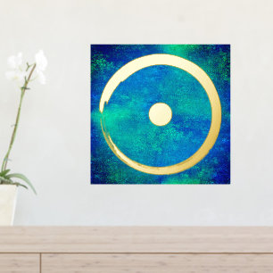 Impressions Dorure Signe astrologique - Bouddhisme Zen Circle 1