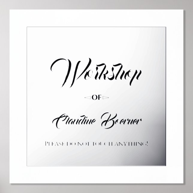 Impressions Dorure Signe de l'atelier pour l'artiste Accent d'huile d (Recto)