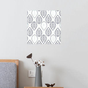 Impressions Dorure Silver & Turquoise Design chic & moderne feuille