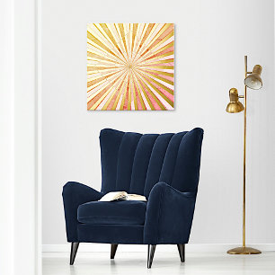 Impressions Dorure Soleil Abstrait