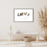 Impressions Dorure True Love photo moderne minimaliste personnalisé<br><div class="desc">True Love dure éternellement photo simple véritable or et argent feuille moderne minimaliste personnalisé anniversaire,  mariage,  anniversaire ou cadeau de Noël pour celui que vous aimez.</div>