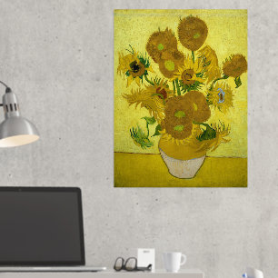 Impressions Dorure Van Gogh - Sunflowers, 4ème version, répétition