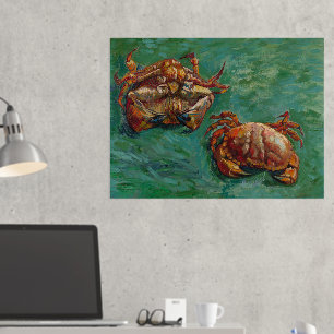 Impressions Dorure Vincent Van Gogh, deux crabes