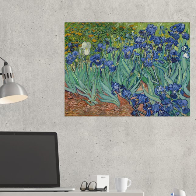 Impressions Dorure Vincent Van Gogh, Irises, Les Iris (In situ (Bureau 2))