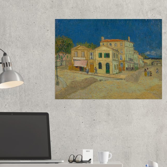 Impressions Dorure Vincent Van Gogh, Maison Jaune, Rue (In situ (Bureau 2))