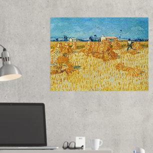 Impressions Dorure Vincent Van Gogh, Récolte de maïs en Provence