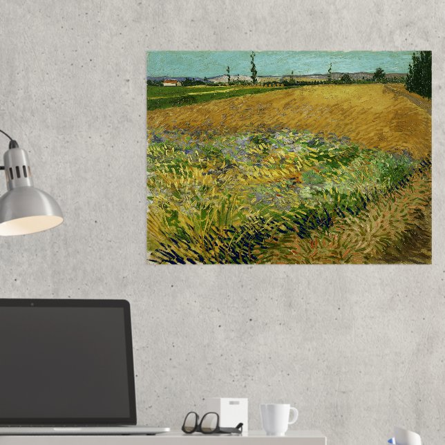 Impressions Dorure Vincent Van Gogh, Wheatfield, Korenveld (In situ (Bureau 2))
