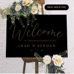 Impressions Dorure VRAI Gold Foil Élégant Parti d'engagement Bienvenu<br><div class="desc">VÉRITABLE Gold Foil Élégant Engagement Party Welcome Foil Prints</div>