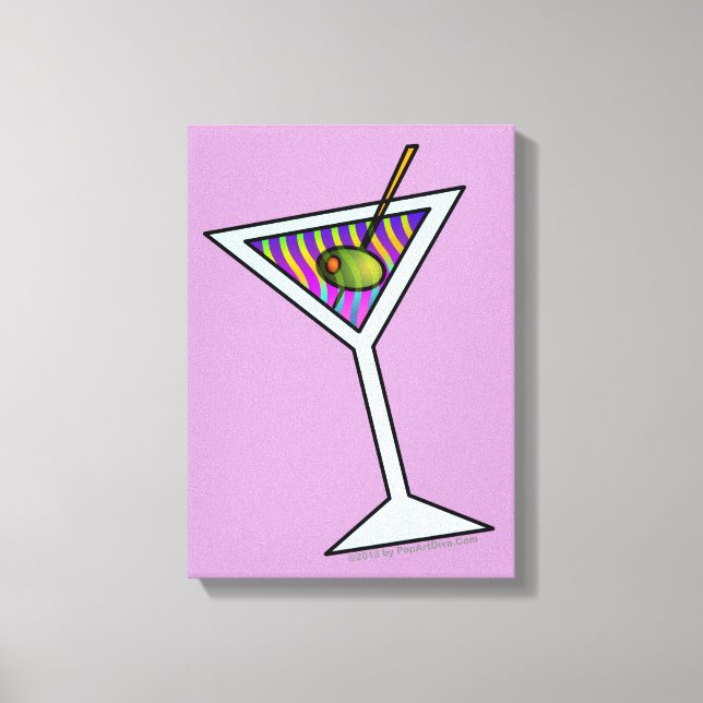 IMPRESSIONS SUR TOILE DE MARTINI (Recto)