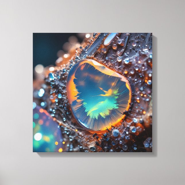 Impressions sur toile (Fire Opal-4) (Recto)