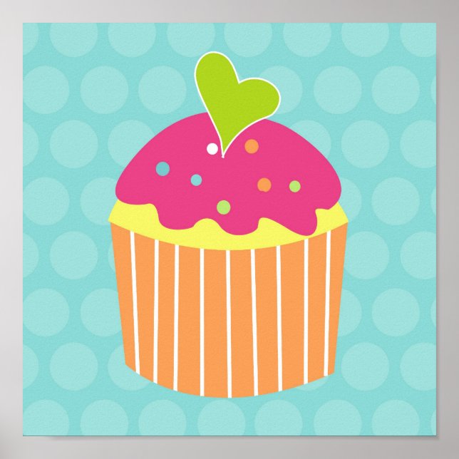 Impressions sur toile pour la nurserie Cupcake Swe (Devant)
