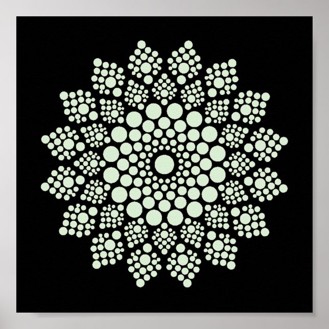 Imprimable Poster de votre propre Modèle Mandala (Devant)