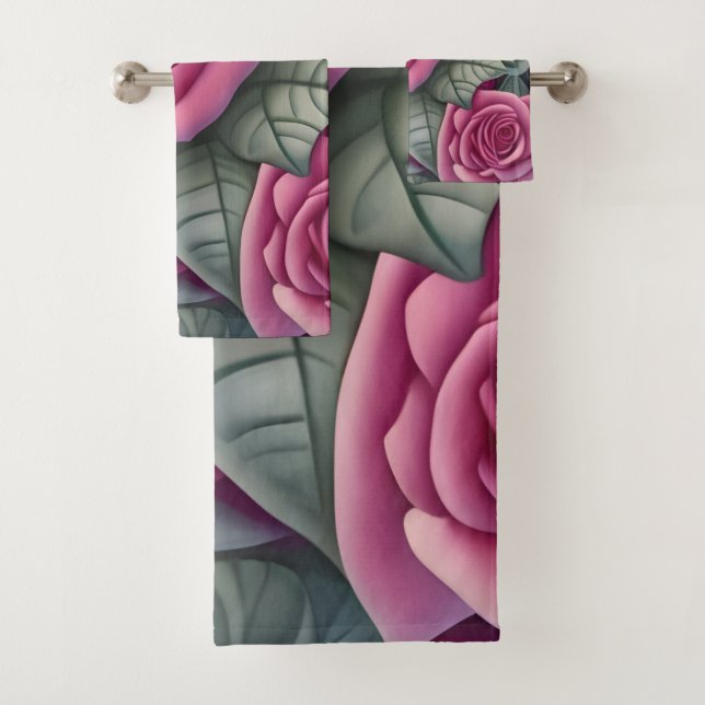 Imprimante magnifique pastel victorien rose rose (En situation)