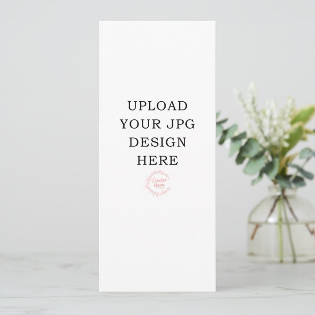 Imprimé 4" x 9" Programmes de mariage (Debout devant)