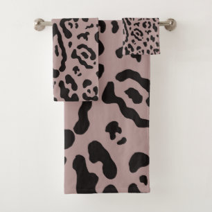 Imprimé animal Mauve Rouge rose Guépard Léopard